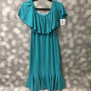 Teal green Cici LulaRoe dress